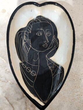 Philippe Lambercy Swiss Studio Pottery Dish D'Apres MCM